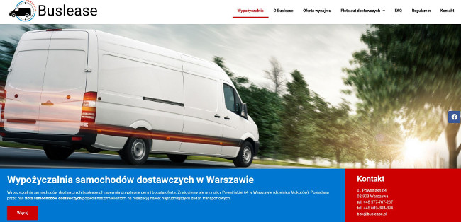 Wypożyczalnia samochodów dostawczych Warszawa